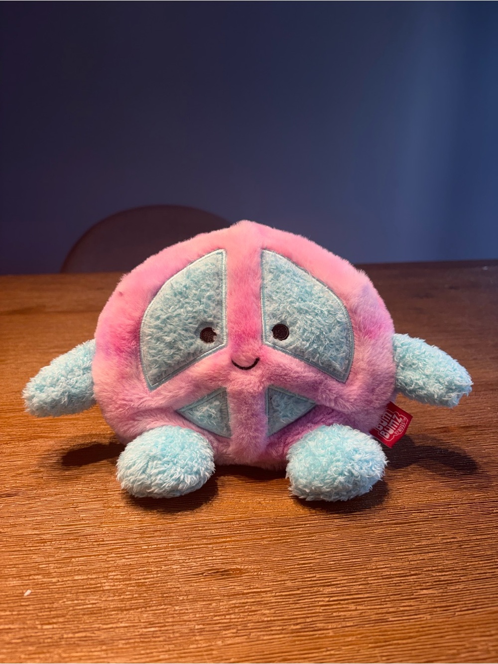 BUM BUMZ - Retro Peace Sign - Pink and Light Blue!